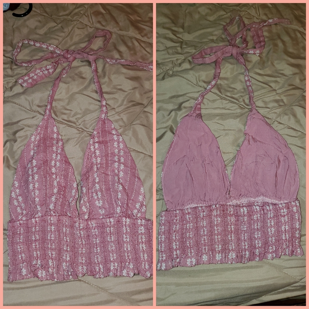 flower halter top